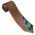 thumbnail image 3 of Fotbe Rainbow Scales Fantasy Dragon Corbata Clásica para Hombre con Estampado – Corbata de Seda Jacquard Tejida, para Negocios, Bodas y Eventos Formales, 3 of 7
