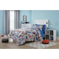 thumbnail image 4 of (3 pack) Your Zone 5 Piece Blue Sports Polyester Bedding Set for Boys, Twin, 4 of 12