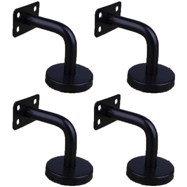Soportes de pasamanos de acero inoxidable de 4 piezas para soportes de riel de escalera de fijación a la pared TUNC Sencillez
