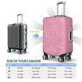 thumbnail image 4 of Yiaed Glitter Pink Print Travel Luggage Cover Suitcase Protector Fits 18-32 Inch Luggage Wheel Covers Patterned Elastic Luggage Anti-scratch（No luggage）-Large, 4 of 5