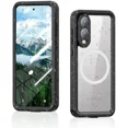 thumbnail image 1 of for Samsung Galaxy S25 Edge Case Waterproof [Fit for MagSafe] 360° Full Body Rugged Shockproof Case for S25 Edge 6.7" [IP68 Underwater][Built-in Screen Protector & Lens Protector], 1 of 7