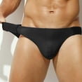 thumbnail image 5 of Afuyipoi Underpants for Male,Mid-rise Lightweight Solid Activewear Briefs Black S, 5 of 6