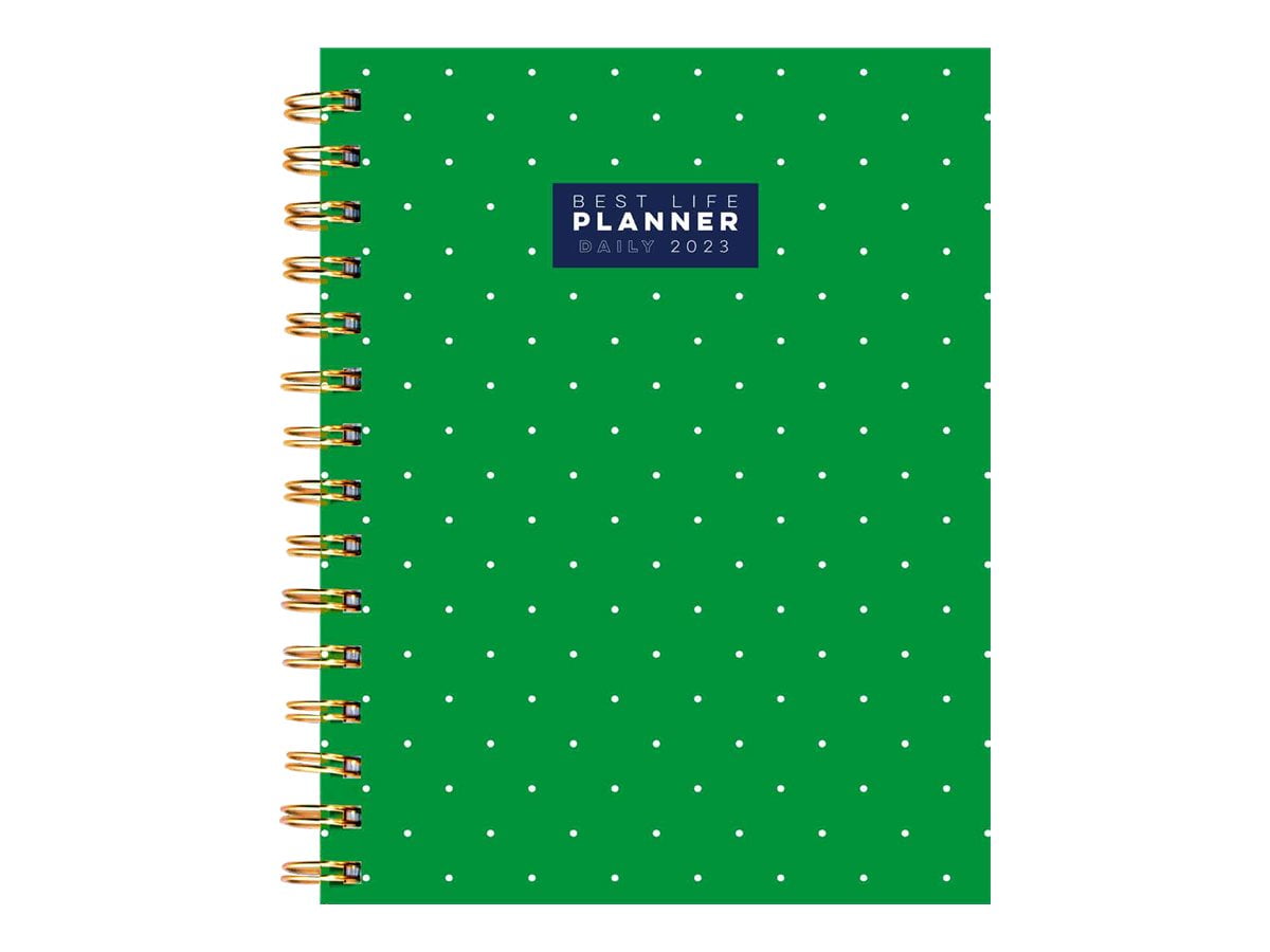 TF PUBLISHING 2023 Grass Green Daily Luxe Monthly Planner
