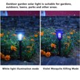 thumbnail image 4 of Ounissouiy Paquete de 1 a 4 luces solares con lámpara para matar mosquitos, luz para césped y jardín, luz LED con energía Solar, repelente de Repelente de insectos y plagas, 4 of 6