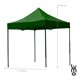 thumbnail image 3 of Toldo 3x3 LUMO Carpa Impermeable Ajustable Portatil Verde, 3 of 7