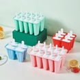 thumbnail image 4 of Molde para paletas, moldes para paletas, 6 piezas de moldes para paletas de silicona, molde para paletas sin BPA, reutilizable de fácil liberación, para hacer paletas (verde)-verde-6 moldes Sailing Electrónica, 4 of 4