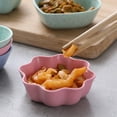 thumbnail image 6 of Plastic seasoning dish Set of 3 Small Wheat Dipping Dishes Dip Bowls Dish Condiment, 6 of 7