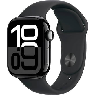 Apple Watch Series 10 GPS 42mm Jet Black Aluminum Case with Black