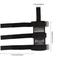 thumbnail image 3 of HLONK Sangle d'Extincteur en Tissu Noir Réglable avec Boucle de Sécurité pour Sécurité d'Urgence Conception de Sangle Réglable Points d'Attachement Solides, 3 of 7