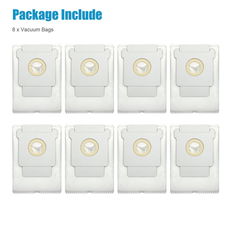 8 Pcs Dust Bags Suitable For IRobot Roomba Clean Base S9 Vacuum Cleaner  Parts