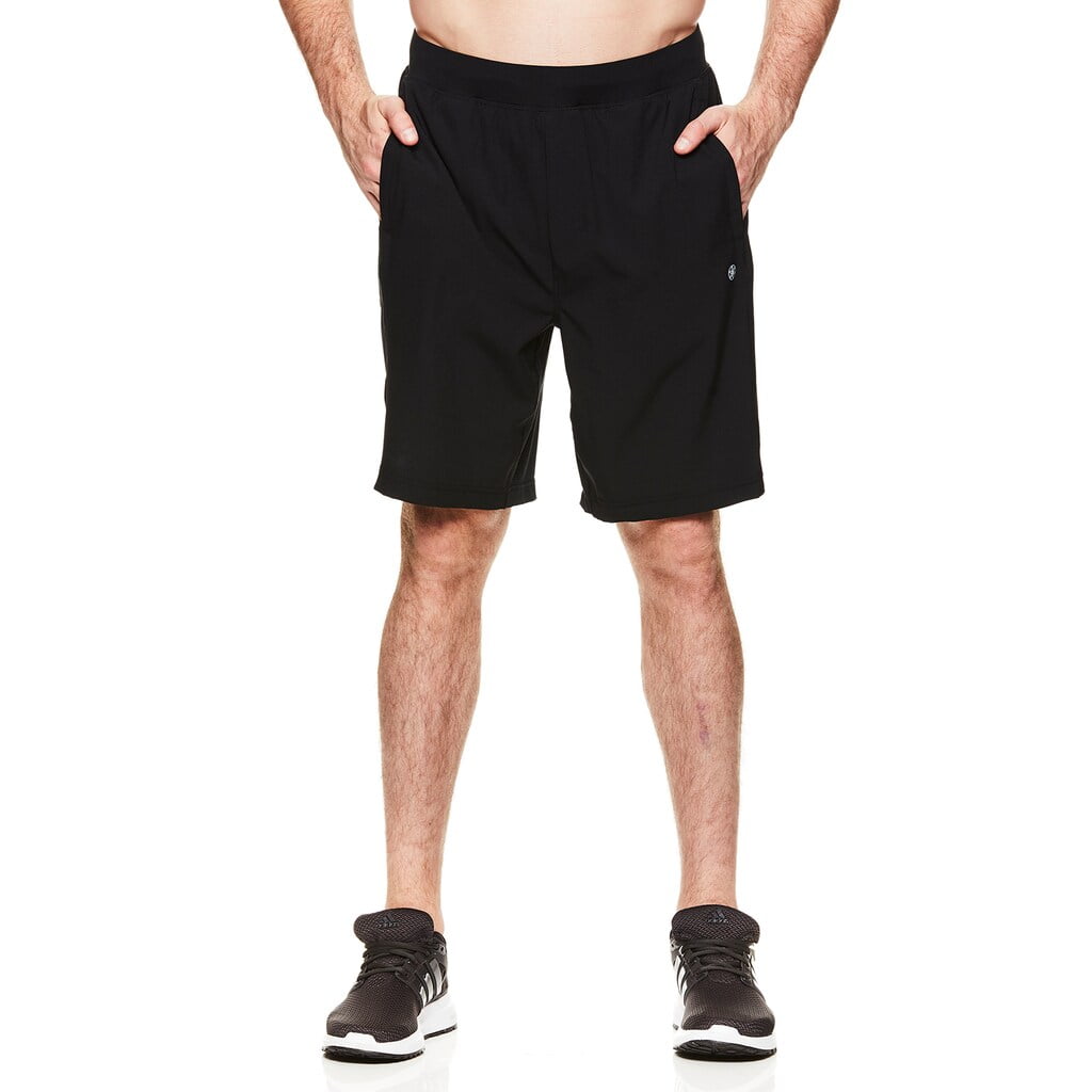 Gaiam Men's Yoga Posture Woven Training Shorts with Liner, up to 2XL ...