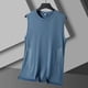 thumbnail image 1 of pstuiky Camisetas sin mangas para hombre, Camiseta deportiva informal sin mangas con cuello redondo y color sólido para hombre Chaleco de hombre l, 1 of 3