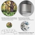 thumbnail image 5 of Designart 'Autumn Forest With A Large Tree' Lake House Circle Metal Wall Art 29x29 - Disc of 29, 5 of 5