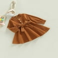 thumbnail image 3 of Robe Décontractée à Manches Longues pour Fille + Ceinture, 3 of 7