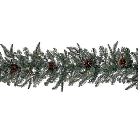 UPC 086131404092 product image for Kurt Adler 6-Foot Battery-Operated Blue and Green LED Garland | upcitemdb.com