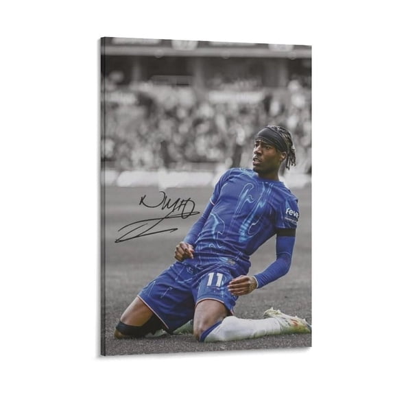 Noni Madueke Canvas Poster Canvas Art Poster And Wall Art Picture Print Modern Family Bedroom Decor Posters Wall Art Poster Scroll Canvas Painting Picture Living Room Decor Home 12x18inch(30x45cm)