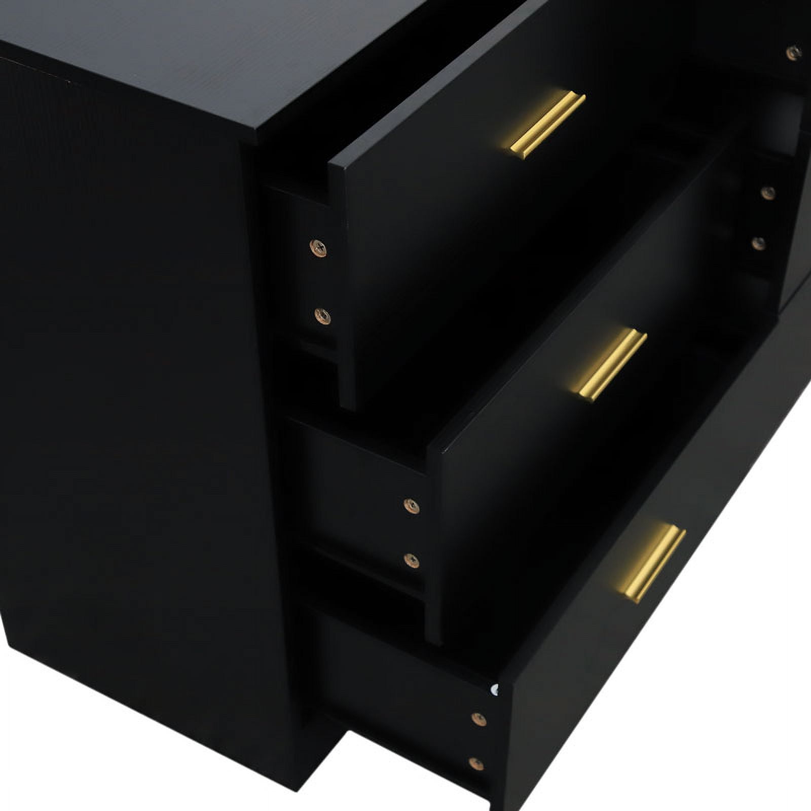 MAYEERTY Modern Natural 6-Drawer Dresser for Bedroom, Wide Chest with Ample Storage, Sturdy & Safe