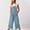 Light Blue, variant on Wensltd Women's Summer Casual Overalls Loose Wide Leg Denim Jumpsuits Baggy Rompers with Pockets