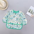 thumbnail image 3 of Baby Feeding Bib Wipe Clean Waterproof Feeding Smock Lunch Apron for, 3 of 7