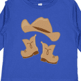 thumbnail image 4 of Inktastic Western Style Boy Boots Boys or Girls Long Sleeve Toddler T-Shirt, 4 of 5