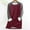 Wine, variant on Women's Lined Fleece Blouses Sherpa Thick Sweatshirt Winter Clothing Solid Color Velvet Warm Top Causal Round Neck Long Sleeve Shirts Loungewear