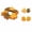 C, variant on Maple Leaf Candle Wreath Ring, Autumn Fall Harvest Table Centerpiece, 9.8 Inch