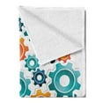 thumbnail image 2 of Industrial Soft Flannel Fleece Blanket, Innovation Gears Concept Tree System Nature Cooperation Start up Modern Graphic, Cozy Plush for Indoor and Outdoor Use, 70" x 90", Multicolor, by Ambesonne, 2 of 5