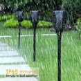 thumbnail image 2 of 4 Pack Outdoor Solar Flame Light,Solar Lights Outdoor for Garden Decorations with Flickering Flame,IP65 Waterproof Solar Powered Yard Lights Torch Light for Lawn Patio Pathway (Blue), 2 of 17
