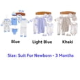 thumbnail image 4 of LAPAKIDS 8PCS Newborn Baby Boy Clothes Baby Outfits Shower Gift Set 0-3 Months, 4 of 6