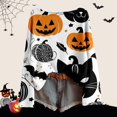 thumbnail image 2 of Halloween Sweaters for Women Long Sleeve Funny Print Crewneck Drop Shoulder Oversized Pullover Sweater Knit Tops, 2 of 4