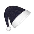 thumbnail image 2 of Balery Copper-Gold Gloss Outline Flower1 Pattern Santa Hat Christmas Hat Funny Christmas Hat Christmas Knitted Beanie Hat For Kids, 2 of 6