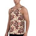 thumbnail image 2 of Lsque Snake Pattern Mens Tank Tops Muscle Athletic Quick Dry Sleeveless Workout Fitness T Shirts Beach Tank Top, Loose-fit Sleeveless Shirt for Men-4X-Large, 2 of 7
