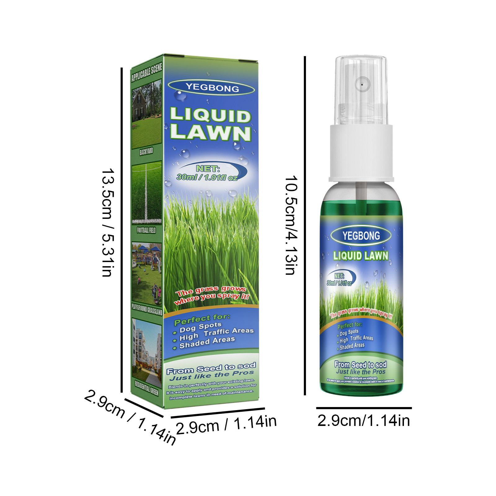 Promotion! Green Spray, Outdoor Playground Football Field Grass Growth 