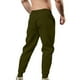 thumbnail image 4 of Pantalones largos para hombre, estilo casual, a la moda, con cordón ajustable en la cintura y bolsillos, pantalones deportivos de rayón para hombre., 4 of 6