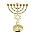 thumbnail image 1 of yuksok Traditional Candelabra Menorah Candlestick Holder 7 Branch Exquisite Workmanship, 1 of 9