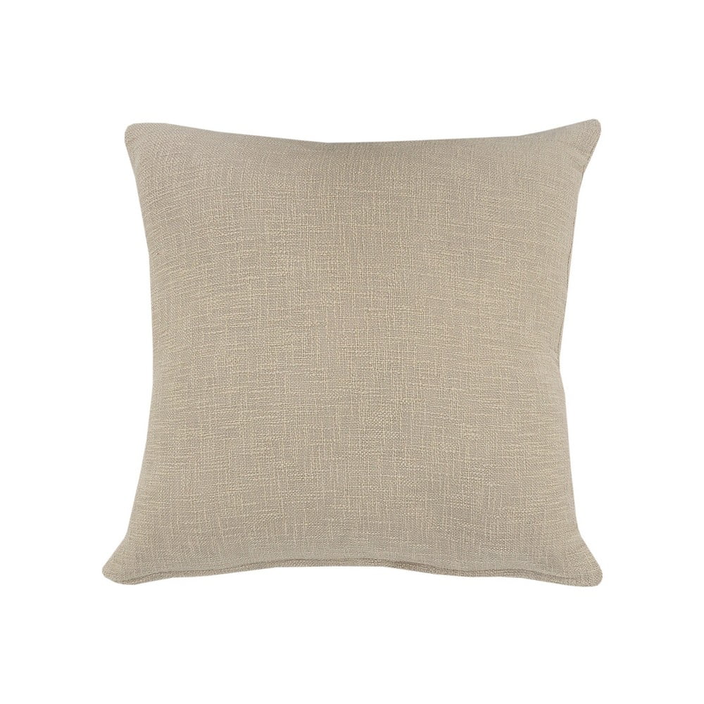 Ox Bay Sara 20" x 20" Taupe Shag Diamond Cotton Adult Decorative Throw Pillow Cover