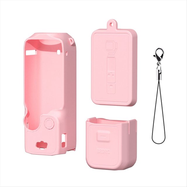de Silicona para Cámara para 3 Cubierta Protectora del Cuerpo de la Lente Tapa de la Lente del Cardán Carcasa Antigolpes B