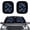 Boho Floral Dragonfly, variant on Bulopur Beach Palm Tree Car Windshield Sun Shade Light Blocking Sun Shade Car Windshield Easy Installation Sun Visor Protector Vehicle Exterior Accessory for Most SUVs Vans Trucks