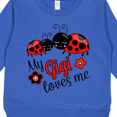 thumbnail image 3 of Inktastic My Gigi Loves Me with Cute Ladybugs Toddler Sweatshirt, 3 of 4