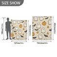 thumbnail image 6 of Yayeee Throw Blanket for Couch Soft Warm 60" x 80" Sofa Chair Bed Decoration, Halloween Cute Ghosts, 6 of 7