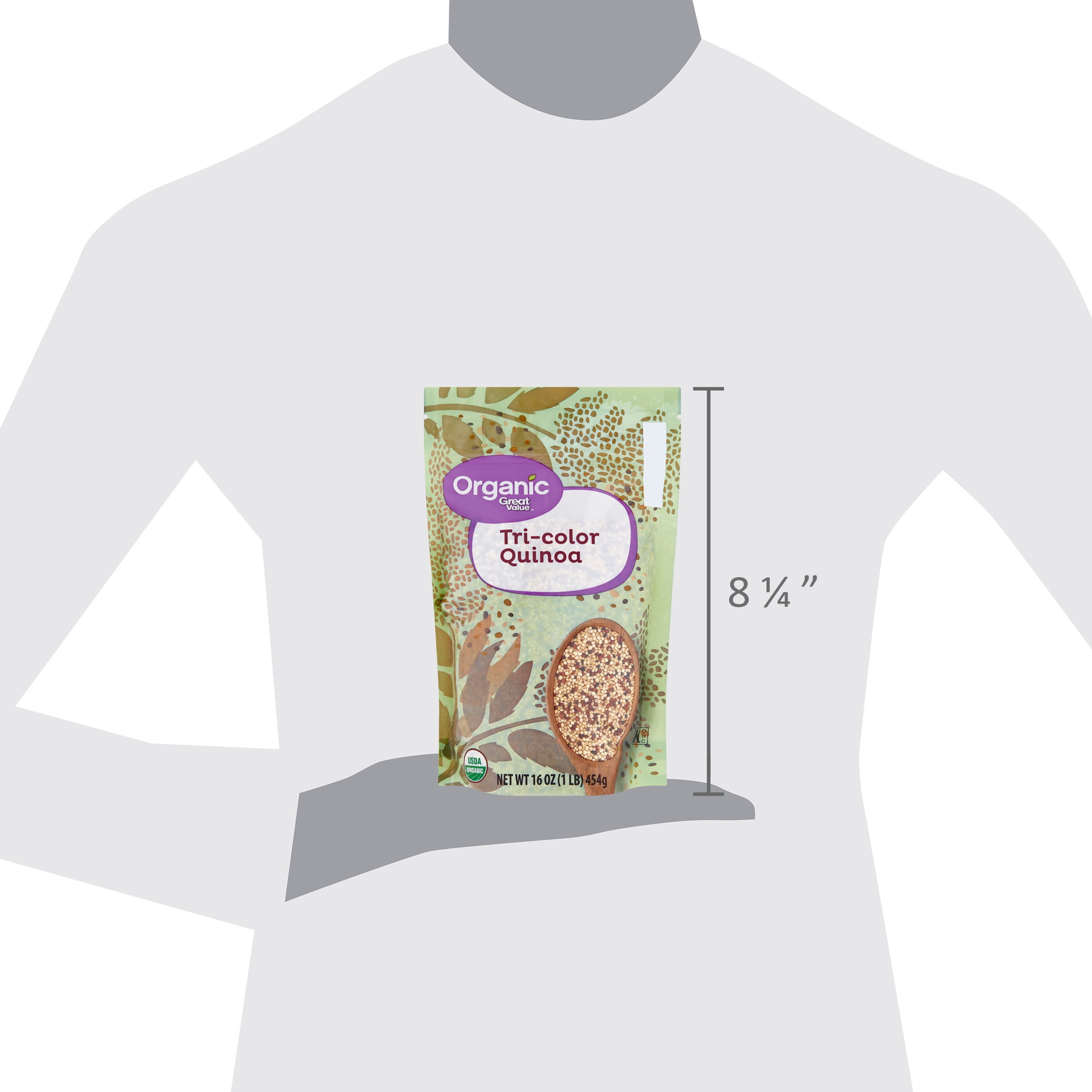 Great Value Organic Tri-Color Quinoa, 16 oz