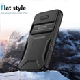 thumbnail image 5 of for Google Pixel 8a, Luxury Sliding Camera Cover Soft TPU + Hard PC Shockproof Drop Protective Hybrid Stylish Ultra Slim Frosted Anti-slip Grip Case for Google Pixel 8a, Black, 5 of 7