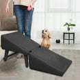 thumbnail image 2 of Clearance! The Ultimate Pet Friendly Multi Functional Ottoman Ramp with Frame and Ergonomic Design Cushion,Black, 2 of 7
