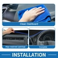 thumbnail image 3 of Unique Bargains Dash Cover Interior Non-Slip for Land Rover LR2 Freelander 2 2007-2014 Polyester Black Blue, 3 of 6