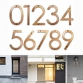 thumbnail image 3 of Impressive 8 Inch Shadow Black And Gold House Number For Home Exterior, 3 of 8