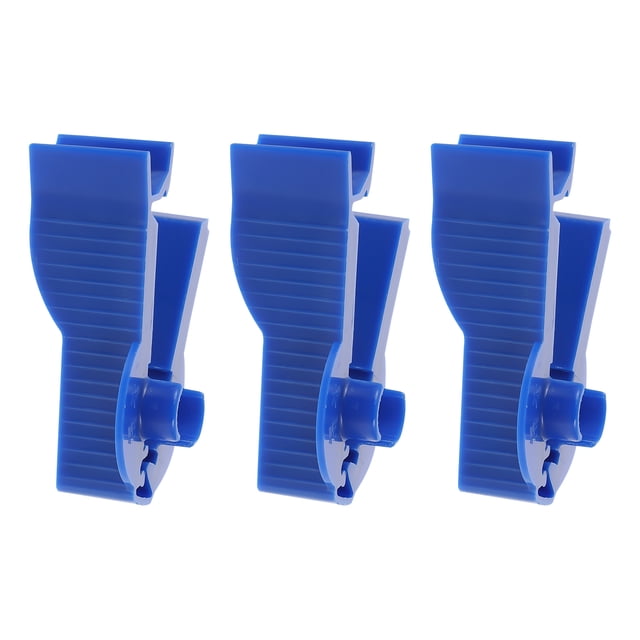 EeaseMX 3 pinzas de flujo para tubo de diálisis peritoneal (azules)