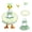 Color 5, variant on Fits 23" Porch Goose Outfits with Swimsuit Swim Ring Sunglasses Summer Porch Goose Bikini Clothes Lawn Goose Statue Costume for Outdoor Garden Lawn Yard Beach