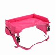 thumbnail image 5 of Bandeja impermeable para asiento de coche infantil, soporte para cochecito de bebé, color rosa y rojo., 5 of 5