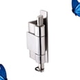 thumbnail image 1 of MERRYHAPY 1Pcs Silent Hinge Stainless Steel for Cabinets Silver Hidden Type Design, 1 of 8