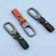 thumbnail image 4 of Llavero cuadrado de gamuza de metal, accesorio creativo para llaves tejidas de bricolaje, llavero colgante de cintura para hombre para coche, 4 of 6